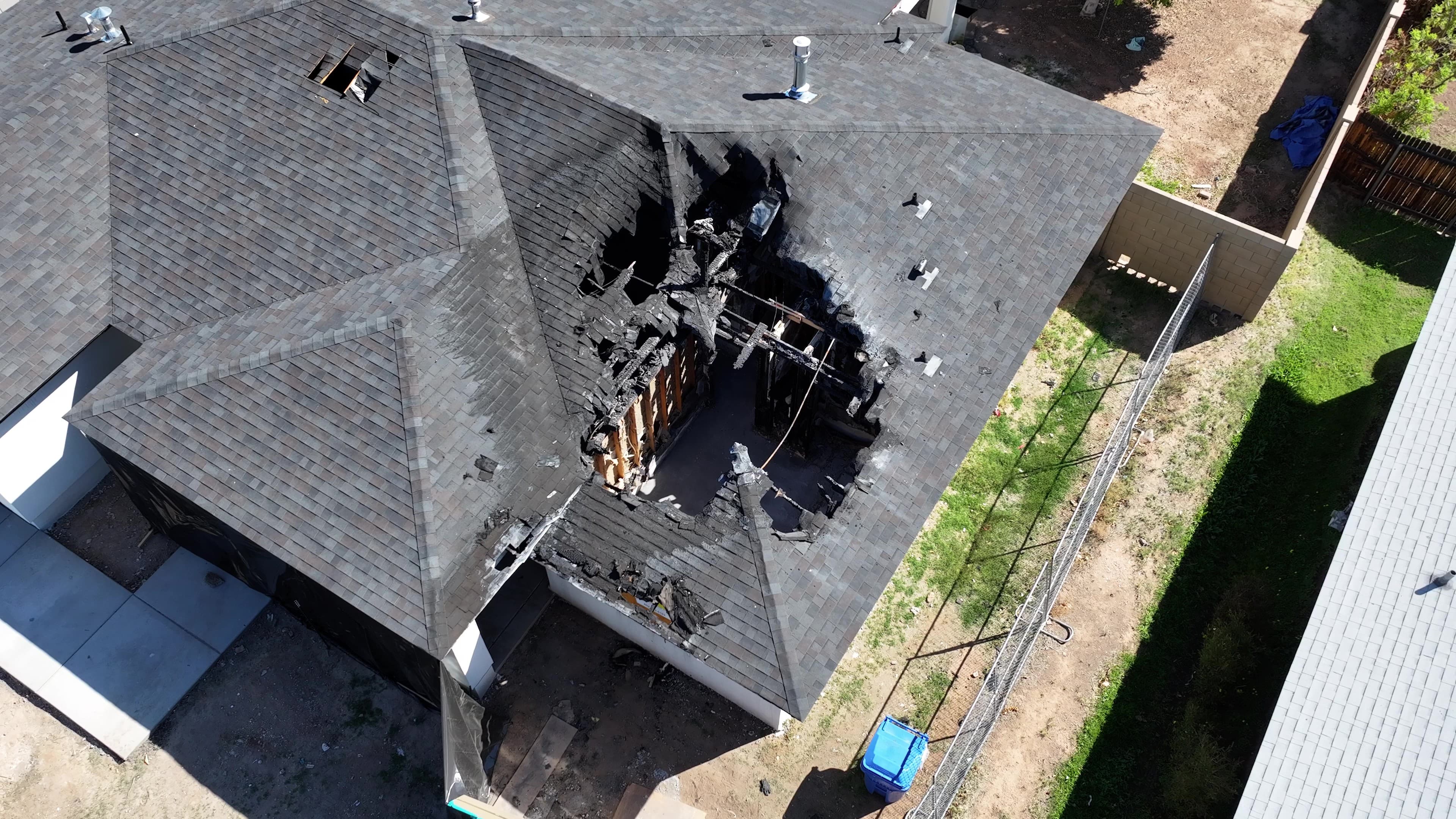 Fire damage inspection