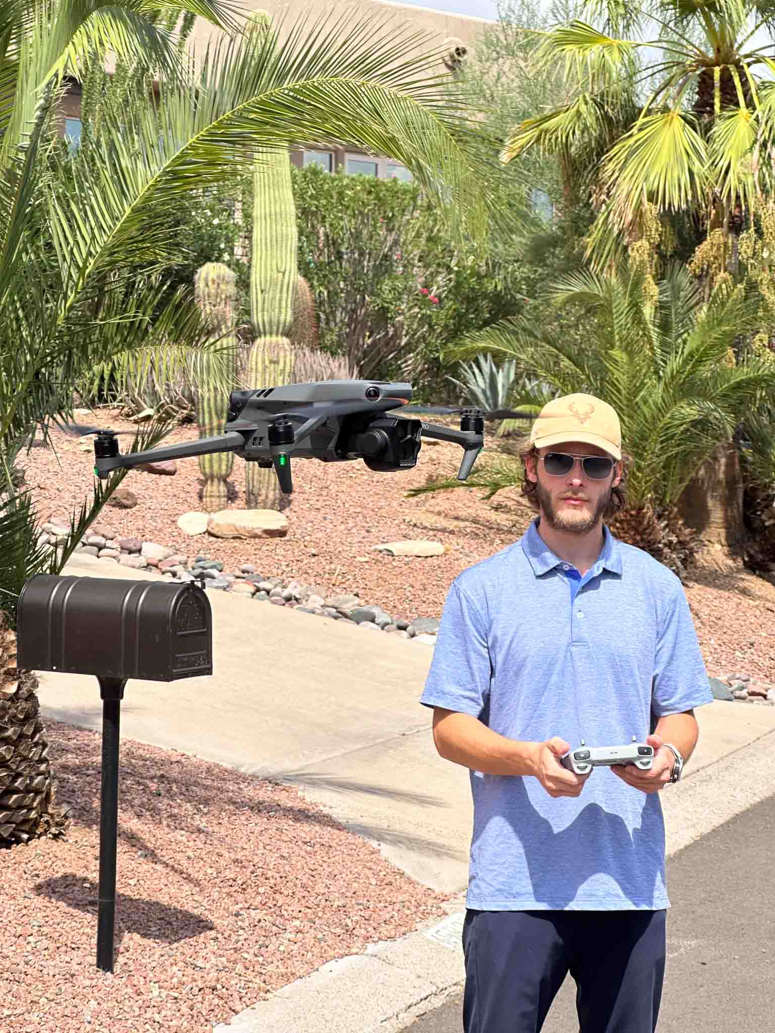 Drone equipment for aerial roof inspection