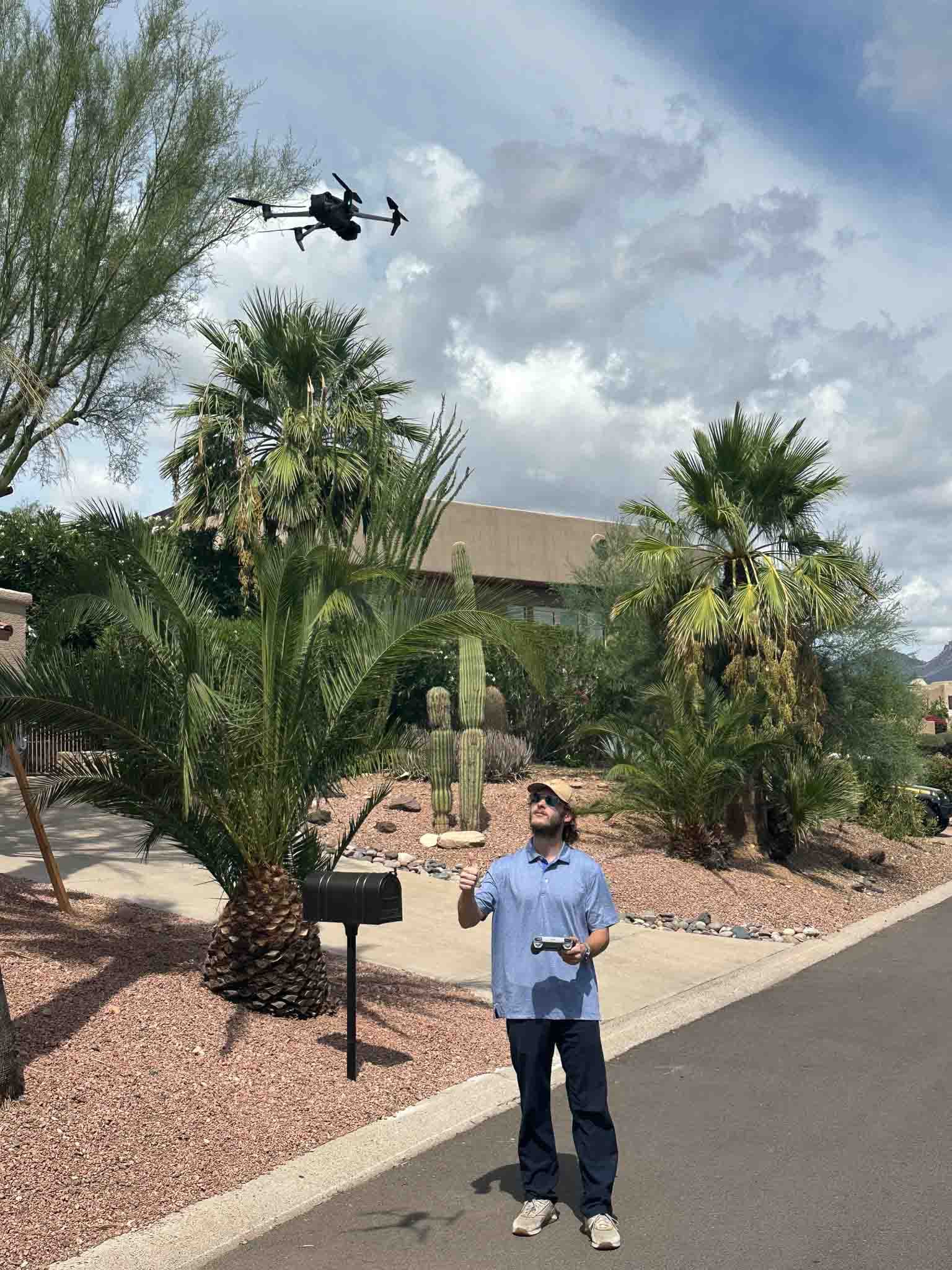 Drone used for property inspection